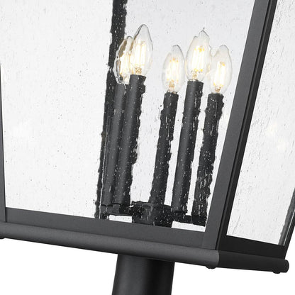 Raphael Outdoor Post Mount Light in Detail.