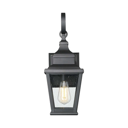 Raphael Single Outdoor Wall Light in Detail.