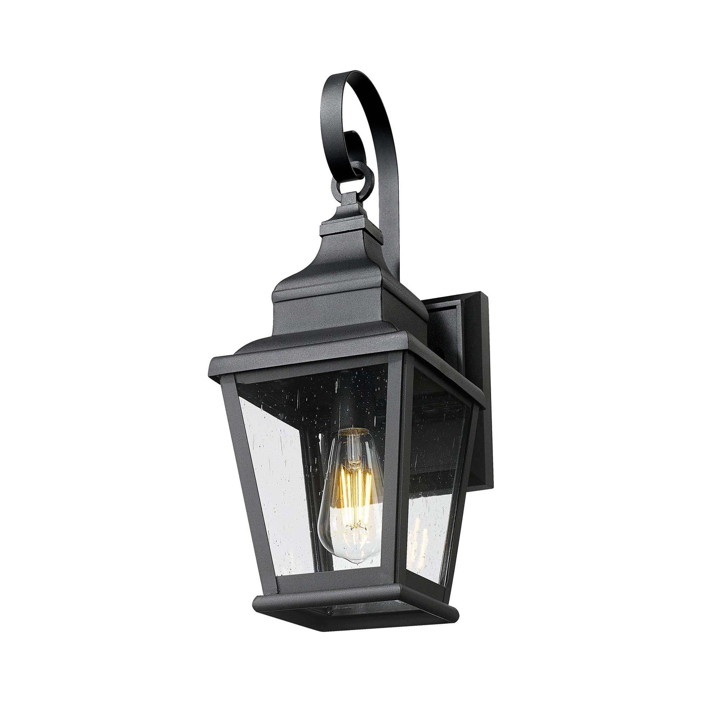 Raphael Single Outdoor Wall Light in Detail.
