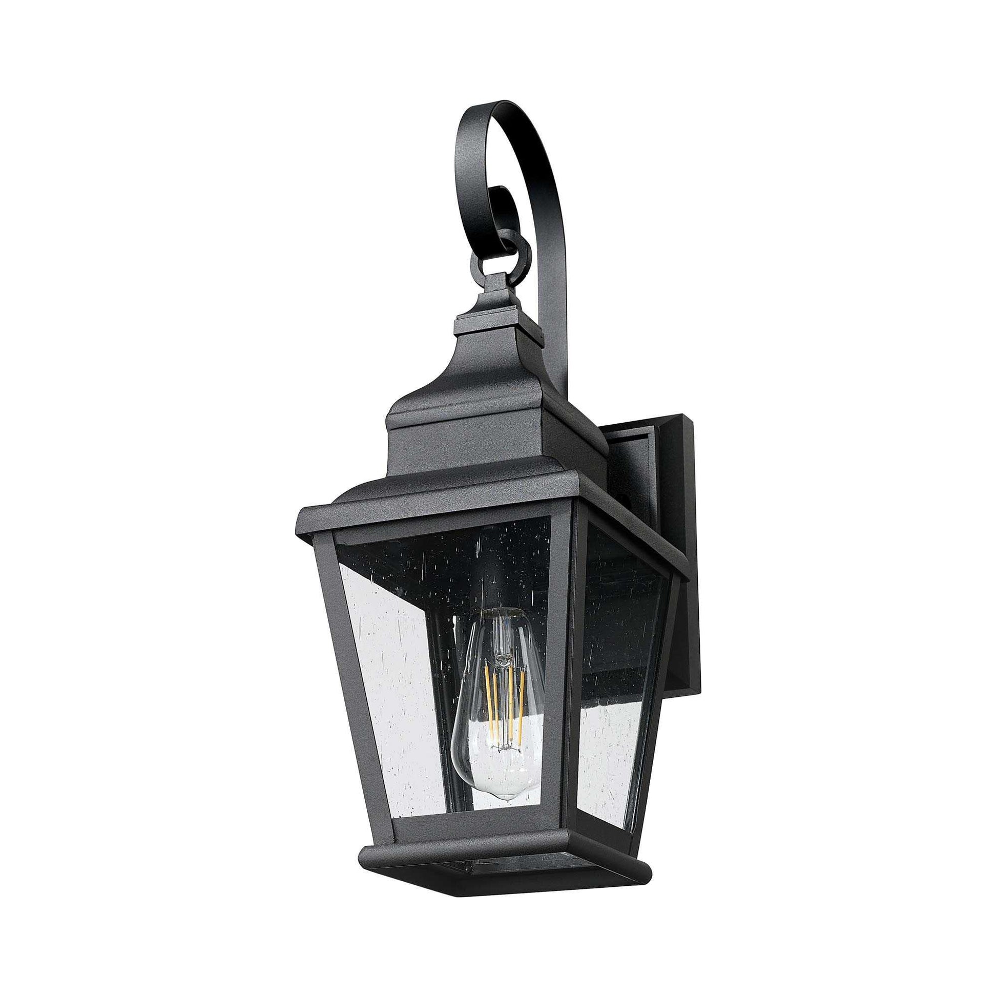 Raphael Single Outdoor Wall Light in Detail.