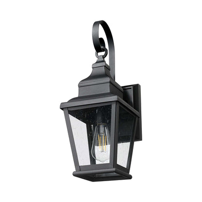 Raphael Single Outdoor Wall Light in Detail.