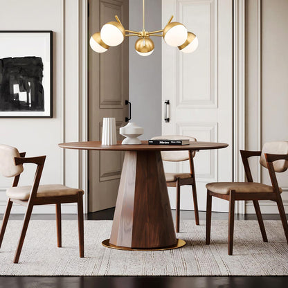 Realm Sphere Chandelier in living room.