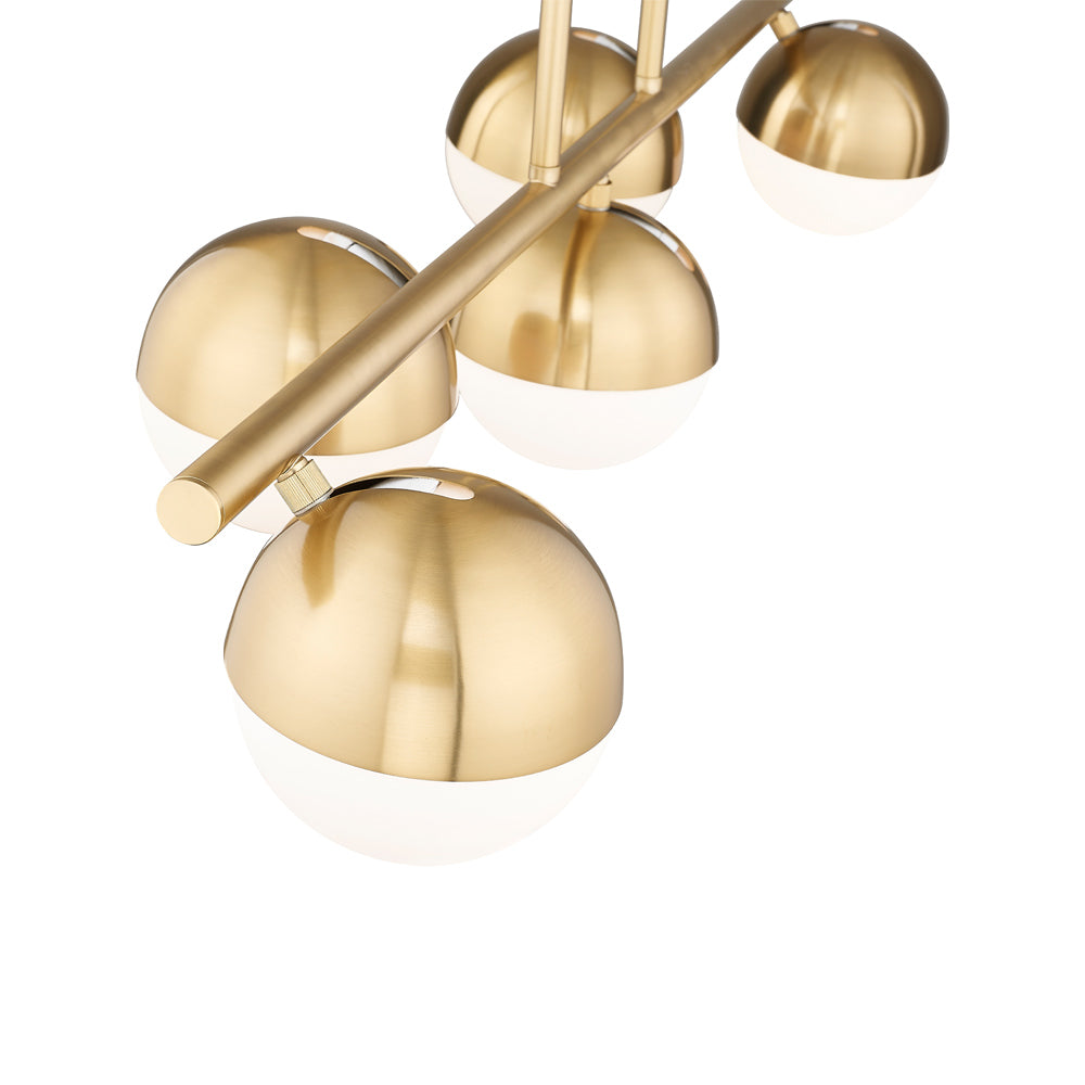 Realm Sphere Linear Chandelier in Detail.