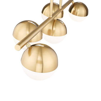 Realm Sphere Linear Chandelier in Detail.