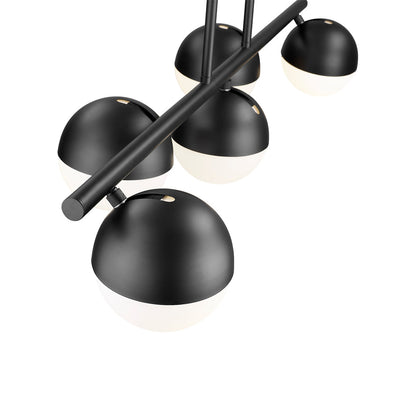 Realm Sphere Linear Chandelier in Detail.