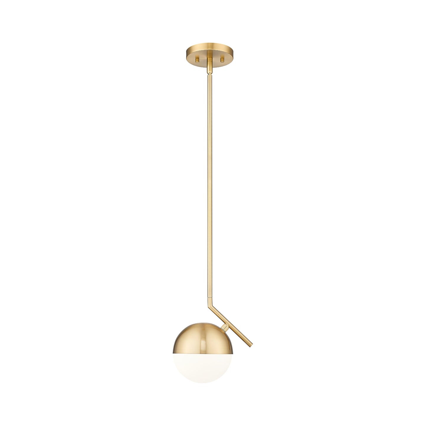 Realm Sphere Pendant Light in Modern Gold (8.5-Inch).