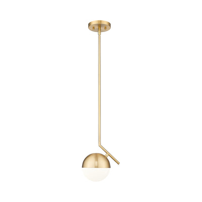 Realm Sphere Pendant Light in Modern Gold (8.5-Inch).