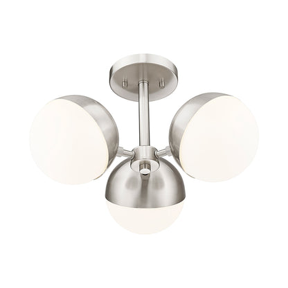 Realm Sphere Semi Flush Mount Ceiling Light in Detail.