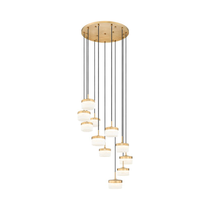 Renaud LED Chandelier in Modern Gold (11-Light).