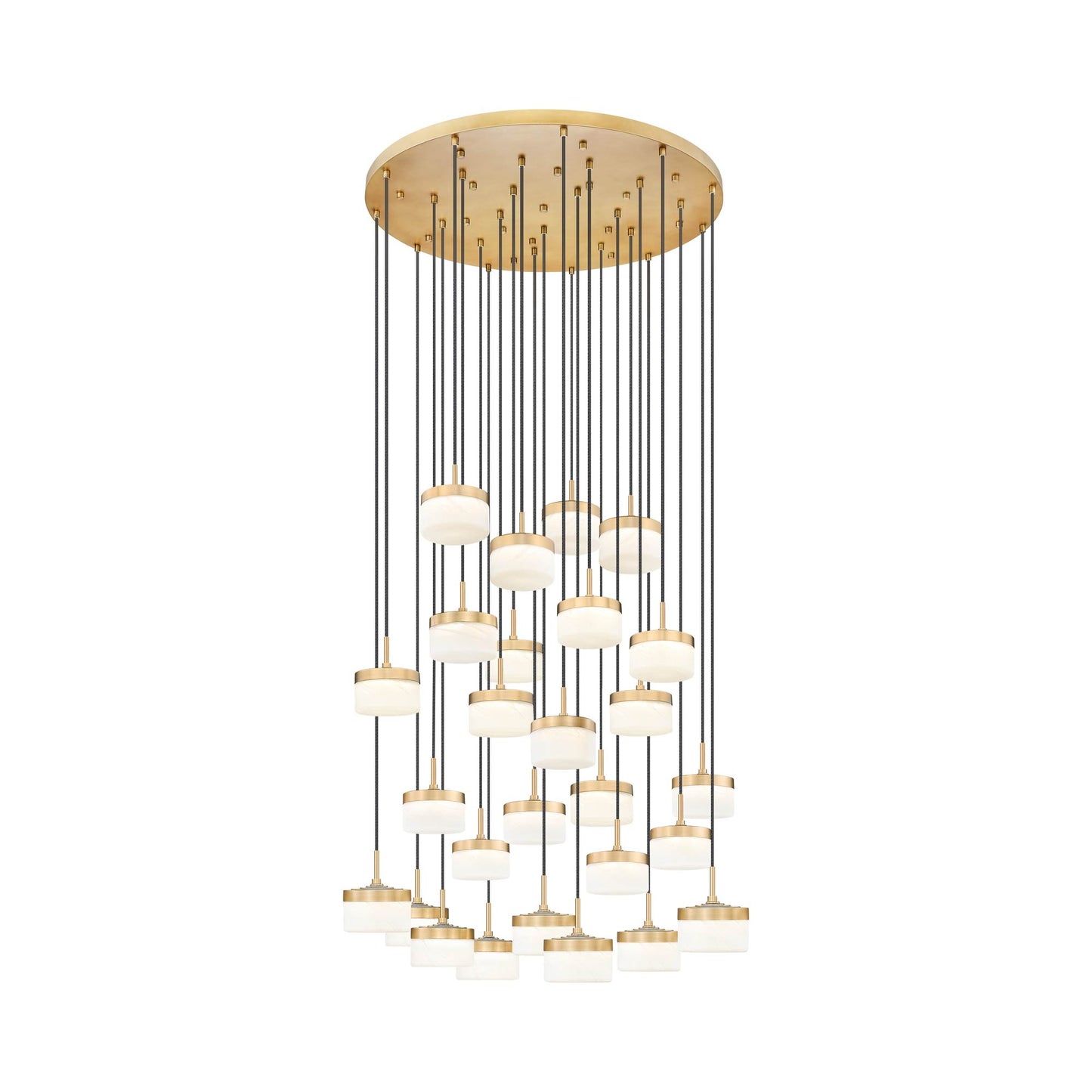 Renaud LED Chandelier in Modern Gold (27-Light).