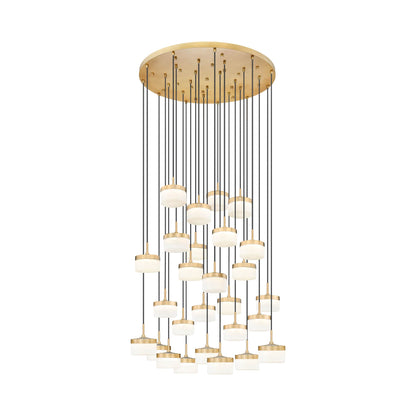 Renaud LED Chandelier in Modern Gold (27-Light).
