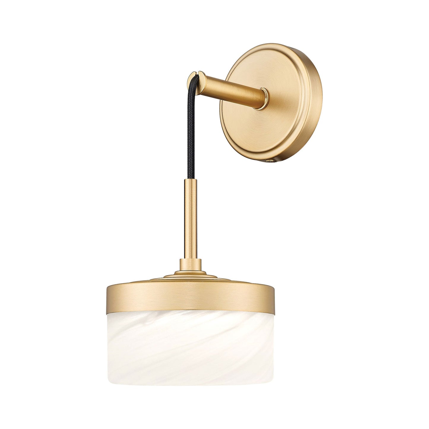 Renaud LED Wall Light in Modern Gold.