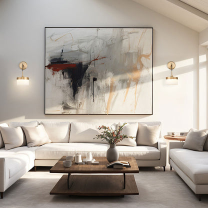 Renaud LED Wall Light in living room.