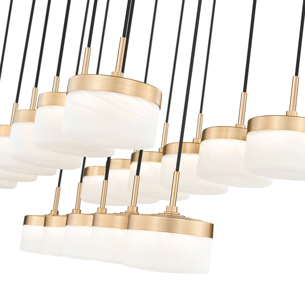Renaud Linear LED Chandelier in Detail.