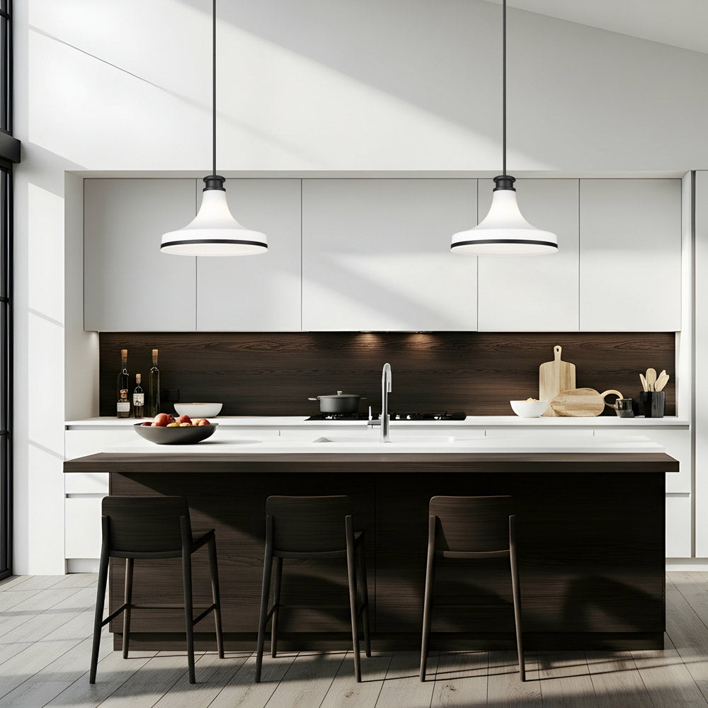 Reznor Pendant Light in kitchen.