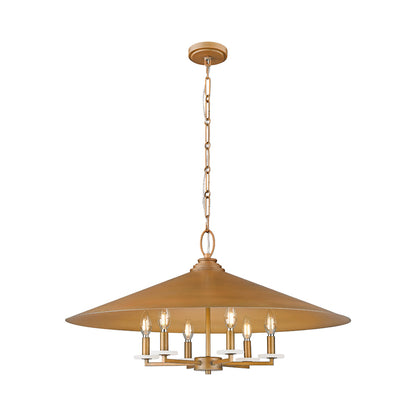 Rialto Pendant Light in Signature Gold (6-Light).