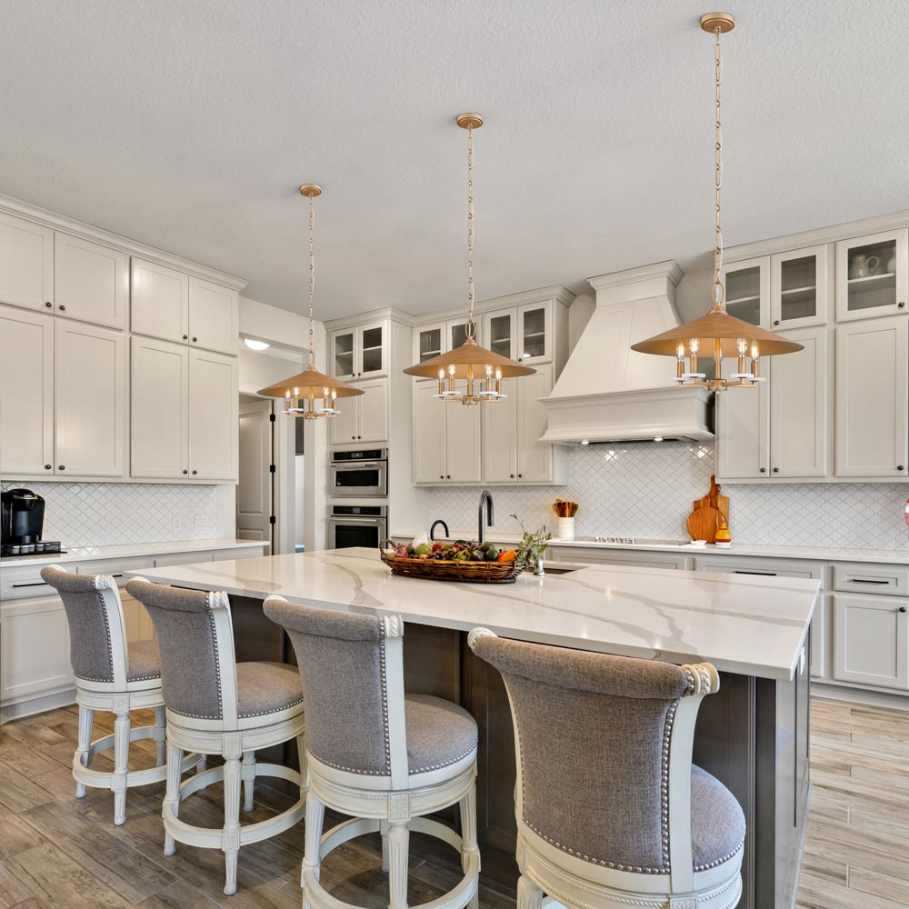 Rialto Pendant Light in kitchen.