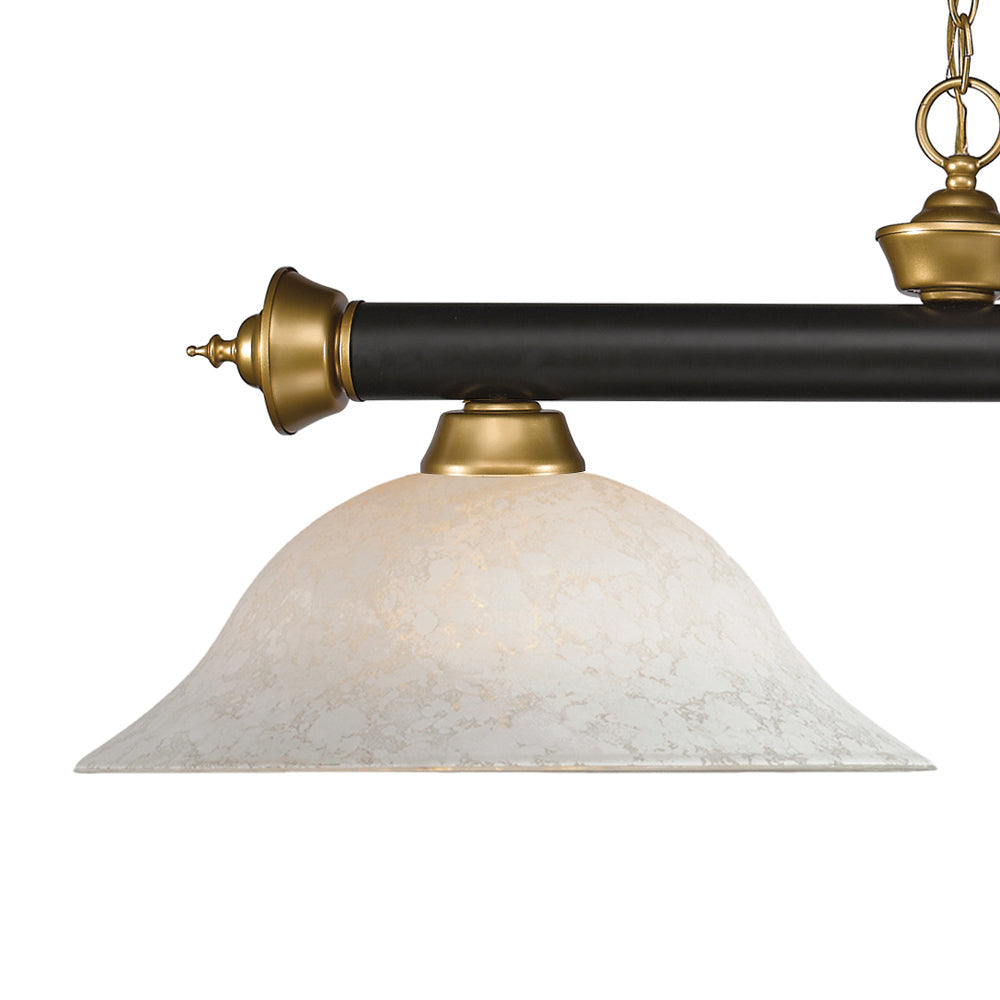 Riviera Bowl Billiard Pendant Light in Detail.