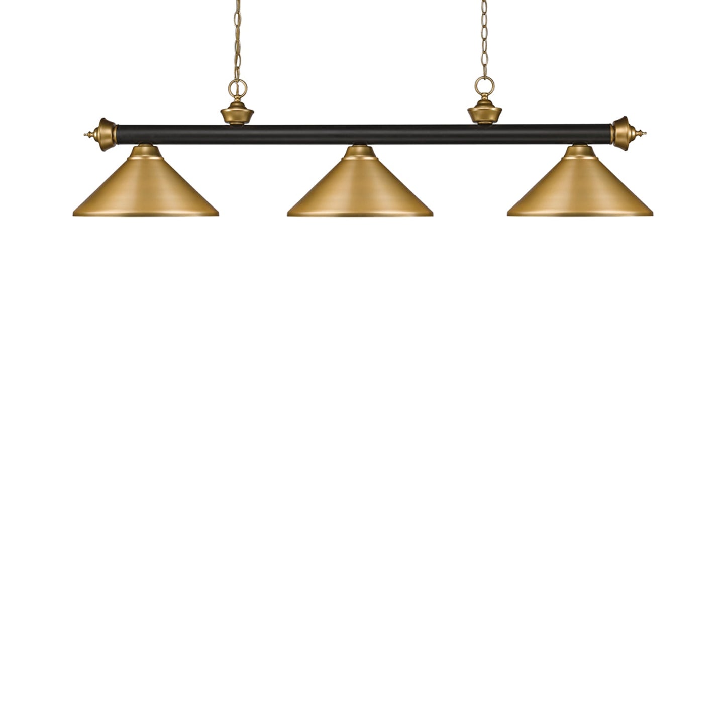 Riviera Bowl Pendant Light in Bronze/Satin Gold/Satin Gold.