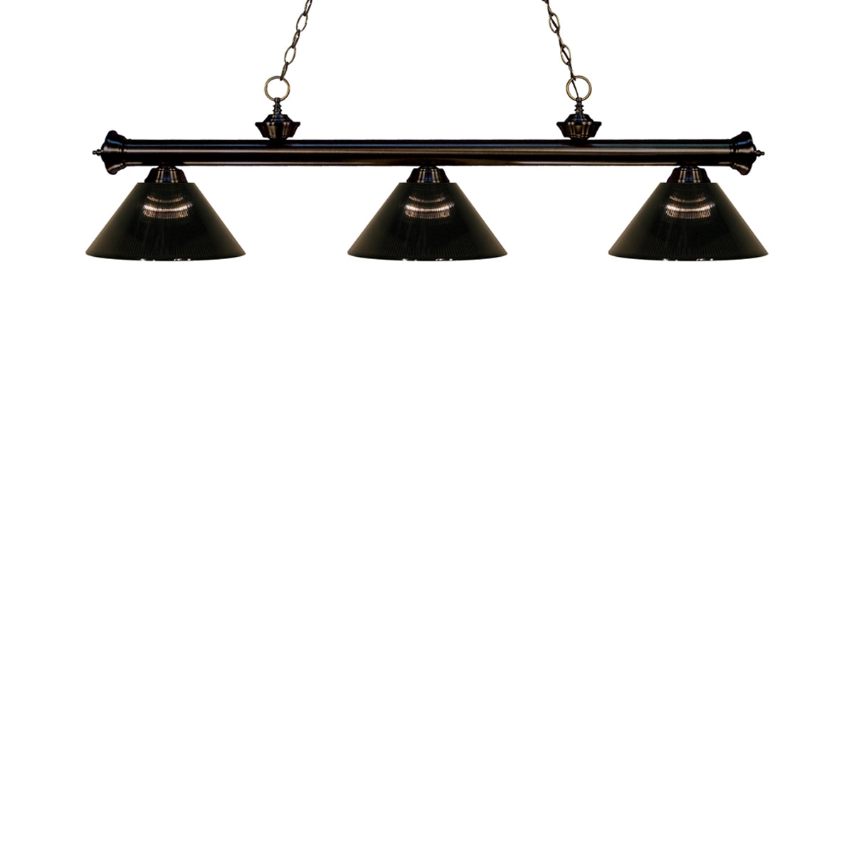 Riviera Bowl Pendant Light in Bronze/Smoke.