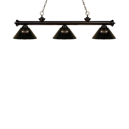 Riviera Bowl Pendant Light in Bronze/Smoke.