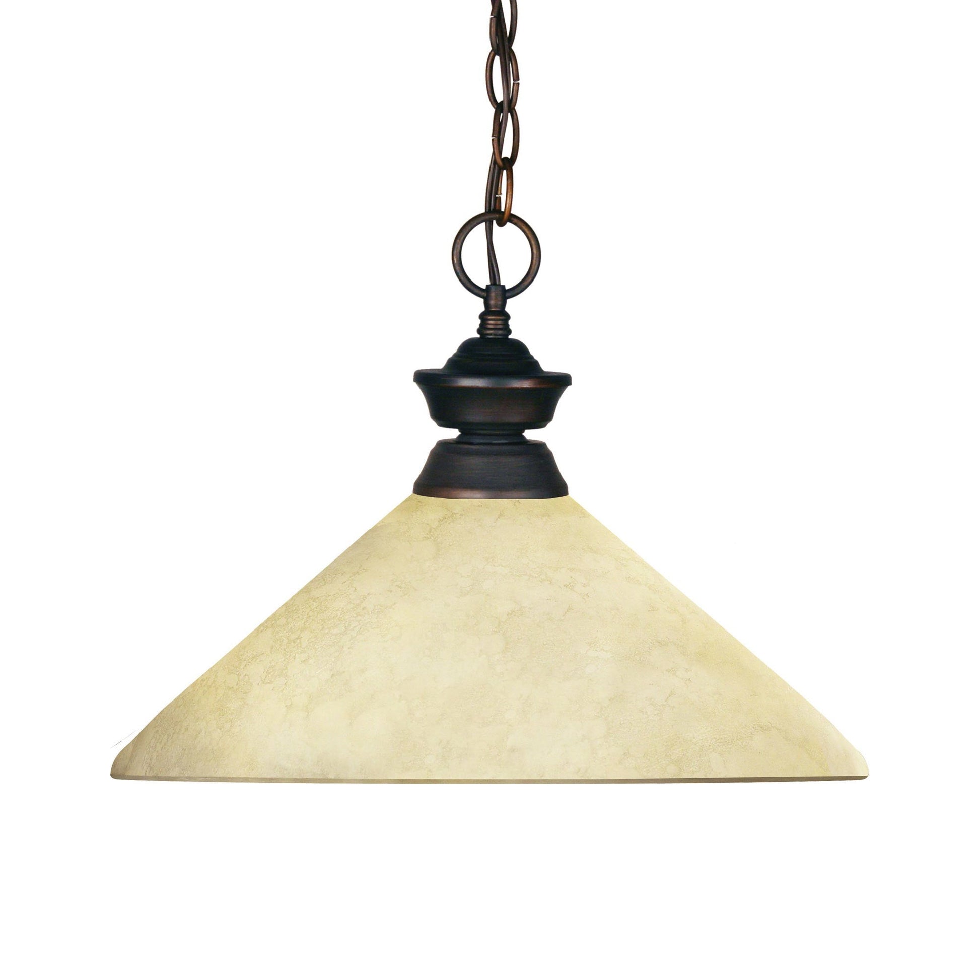Riviera Cone Pendant Light in Golden Mottle.