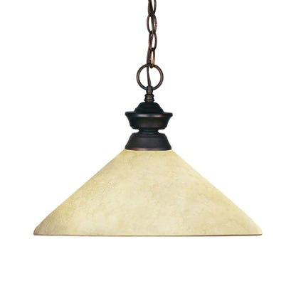 Riviera Cone Pendant Light in Golden Mottle.