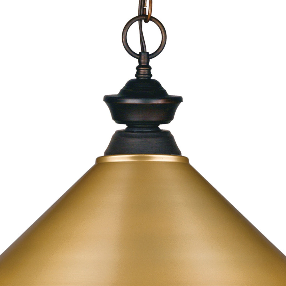 Riviera Cone Pendant Light in Detail.