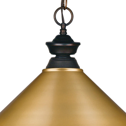Riviera Cone Pendant Light in Detail.