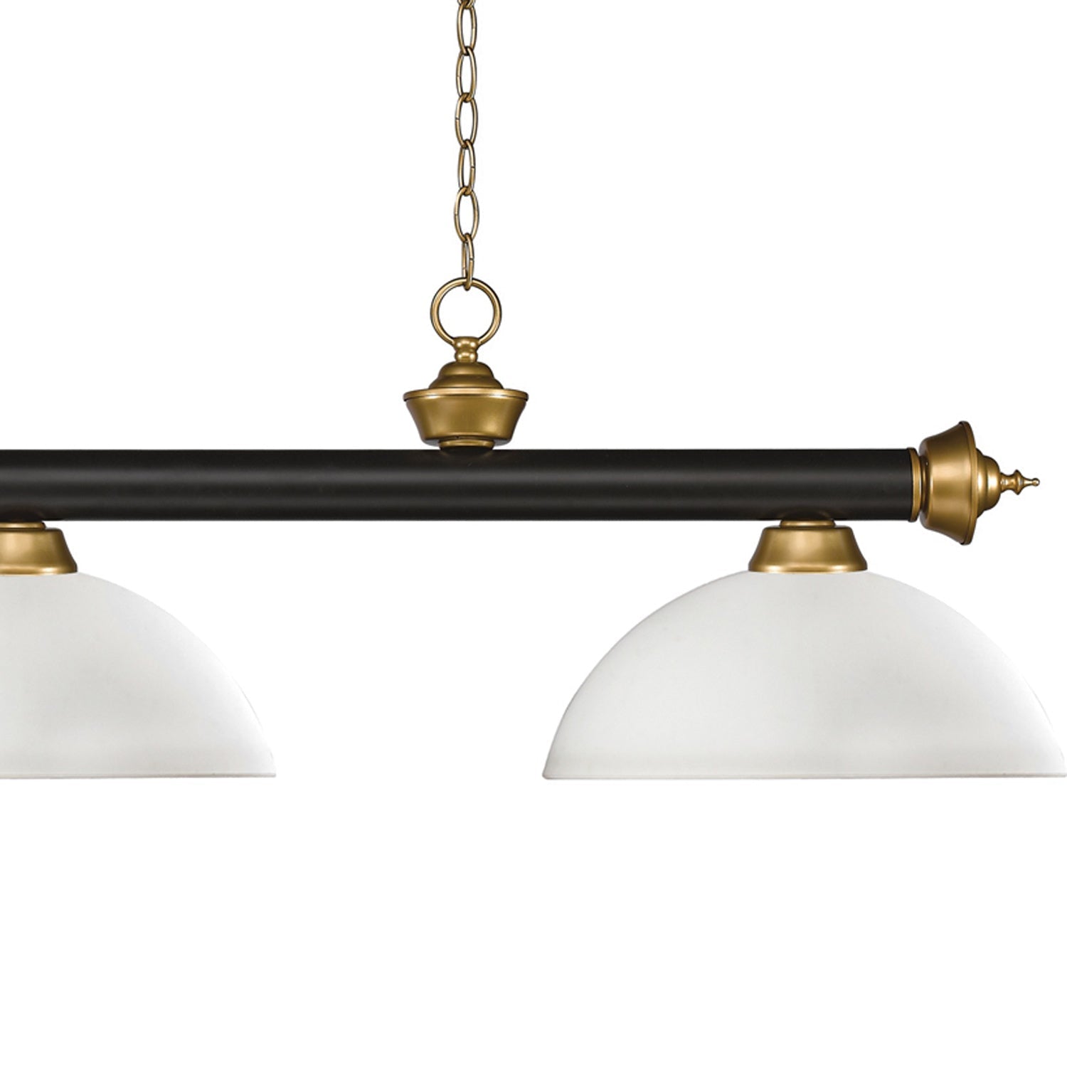 Riviera Dome Billiard Pendant Light in Detail.