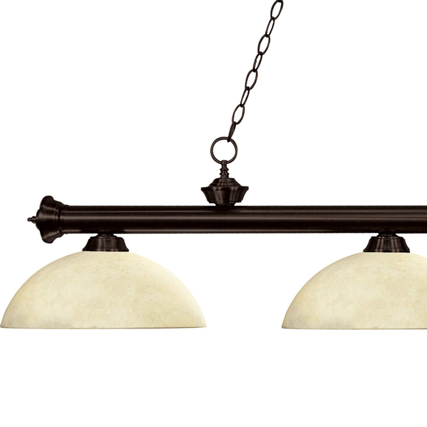 Riviera Dome Billiard Pendant Light in Detail.