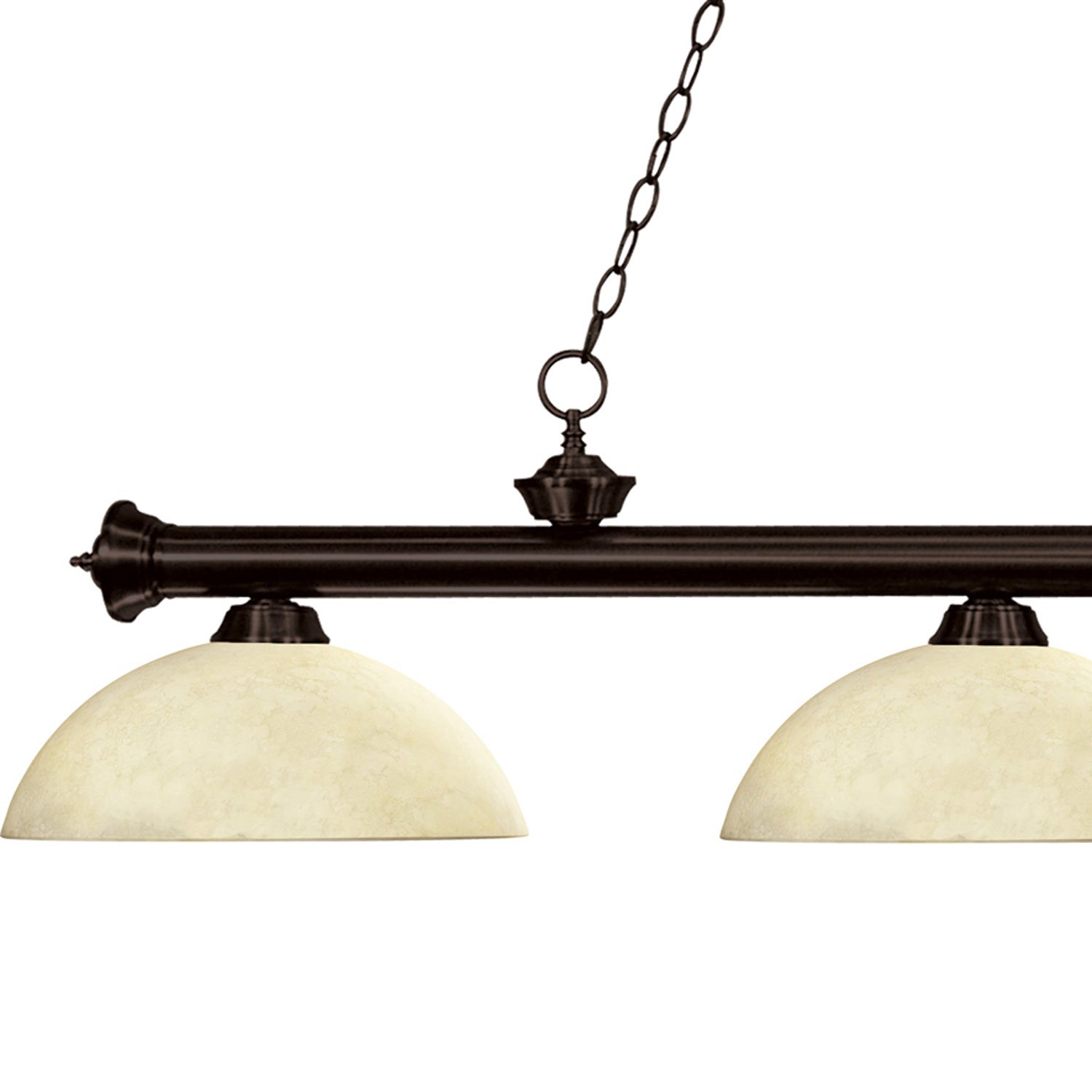 Riviera Dome Billiard Pendant Light in Detail.