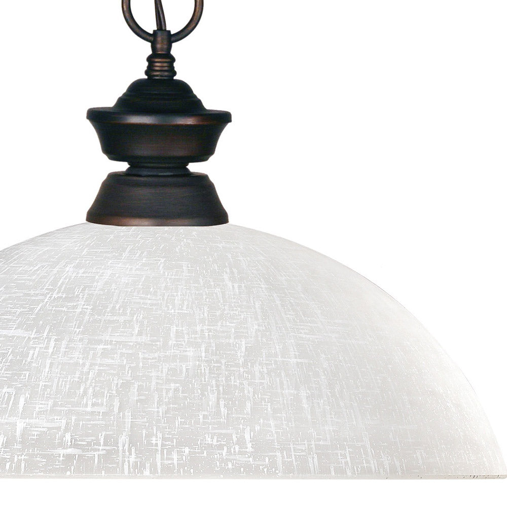 Riviera Dome Pendant Light in Detail.
