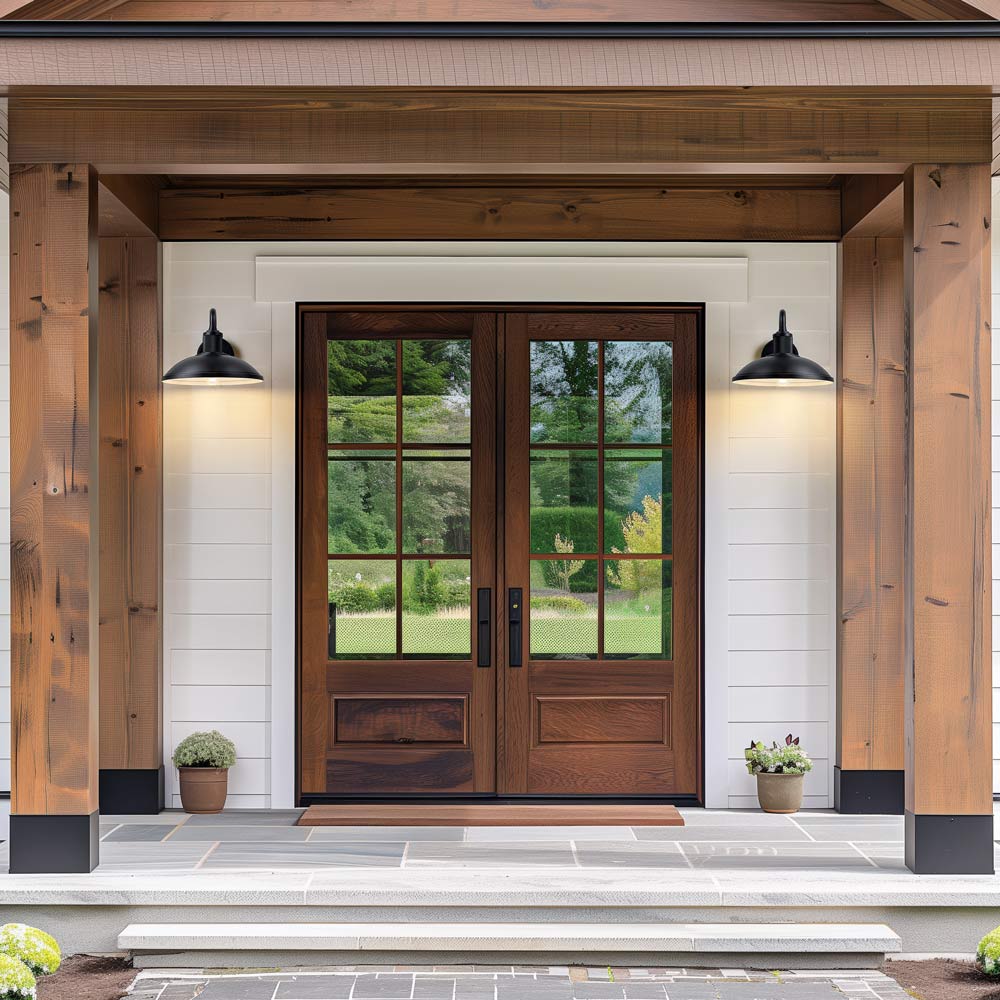 RLM 5020 Outdoor Wall Light in Outside Area.