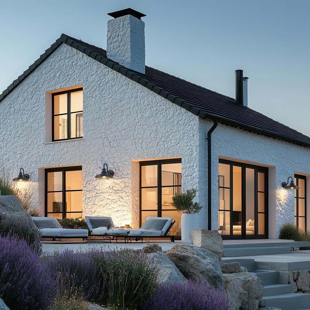 RLM 5023 Outdoor Wall Light in Outside Area.