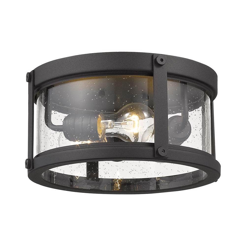 Roundhouse Outdoor Flush Mount Ceiling Light in Detail.