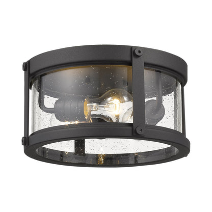 Roundhouse Outdoor Flush Mount Ceiling Light in Detail.