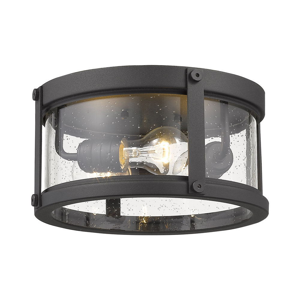 Roundhouse Outdoor Flush Mount Ceiling Light in Detail.