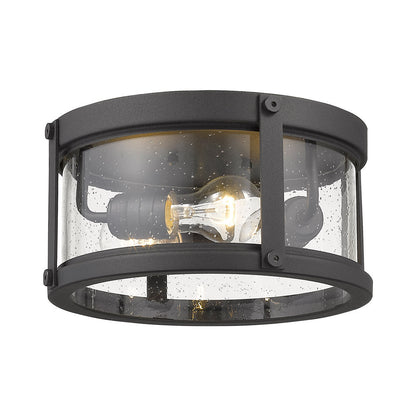 Roundhouse Outdoor Flush Mount Ceiling Light in Detail.
