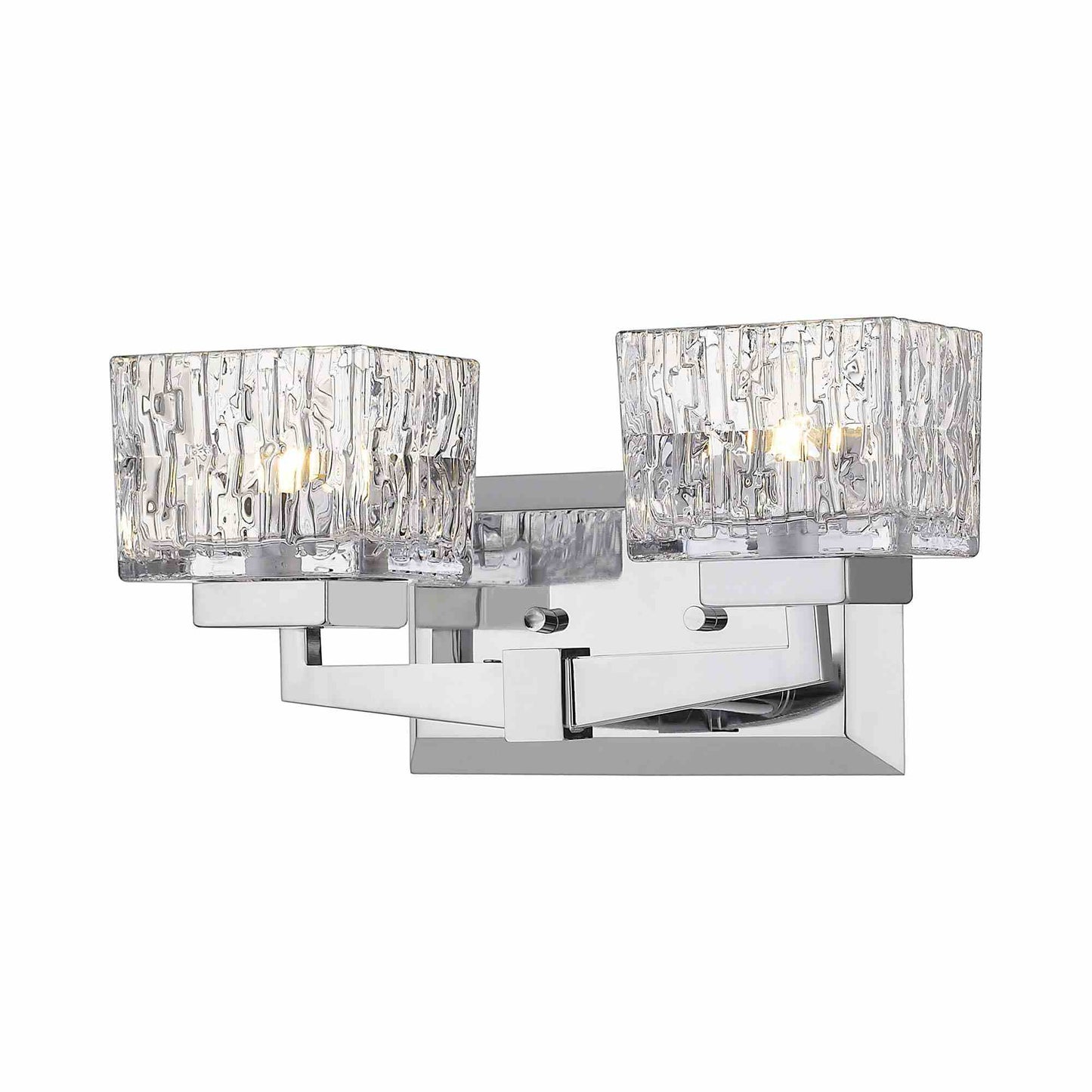 Rubicon Bath Vanity Light in Chrome (2-Light).