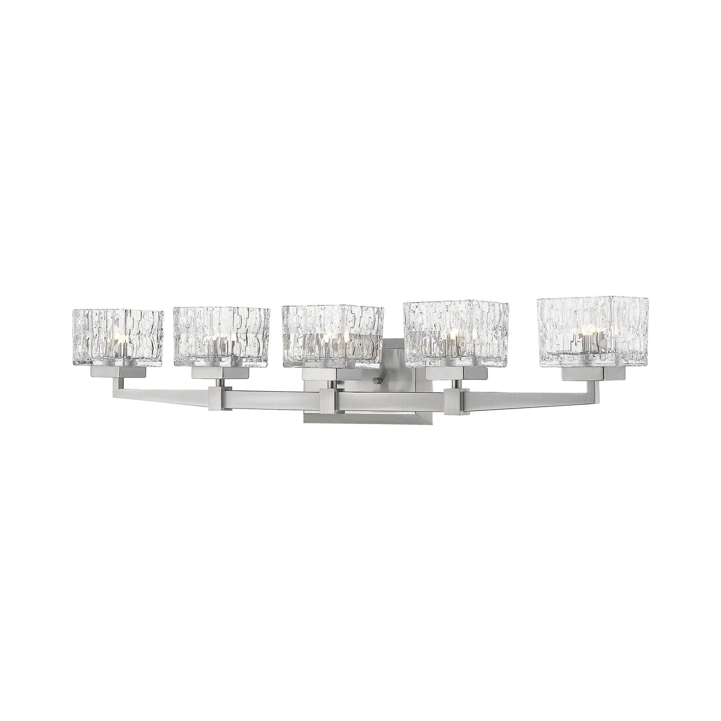 Rubicon Bath Vanity Light in Brushed Nickel (5-Light).