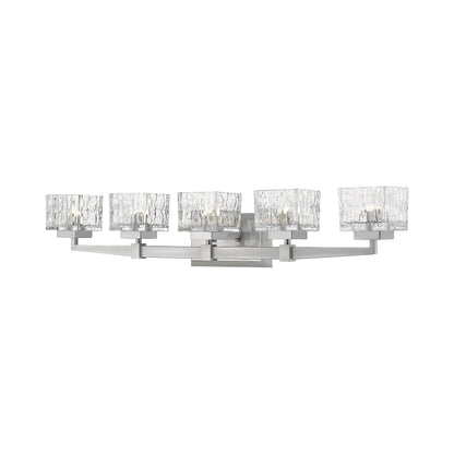 Rubicon Bath Vanity Light in Brushed Nickel (5-Light).