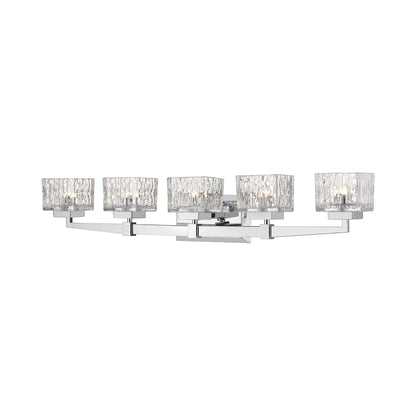 Rubicon Bath Vanity Light in Chrome (5-Light).