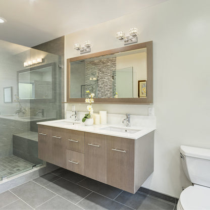 Rubicon Bath Vanity Light in bathroom.