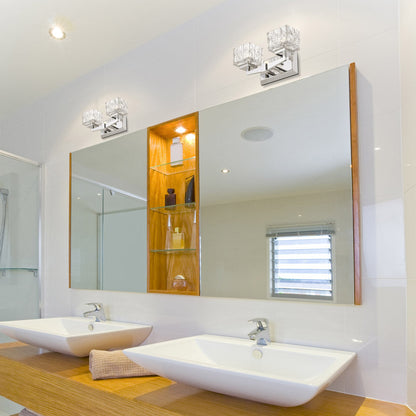 Rubicon Bath Vanity Light in bathroom.