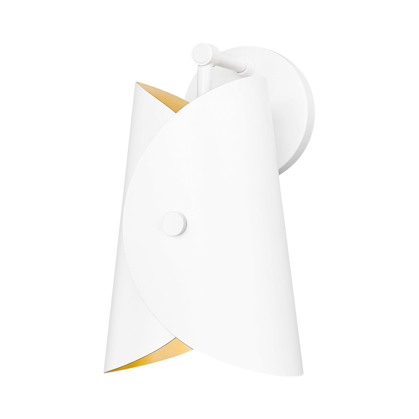 Salone Wall Light in Matte White.