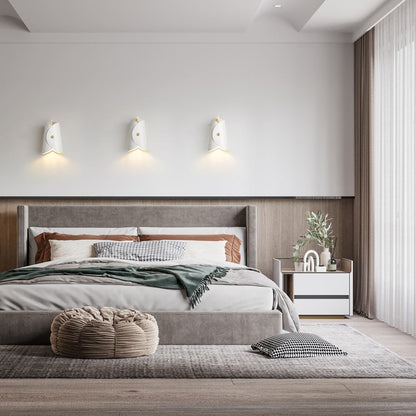 Salone Wall Light in bedroom.