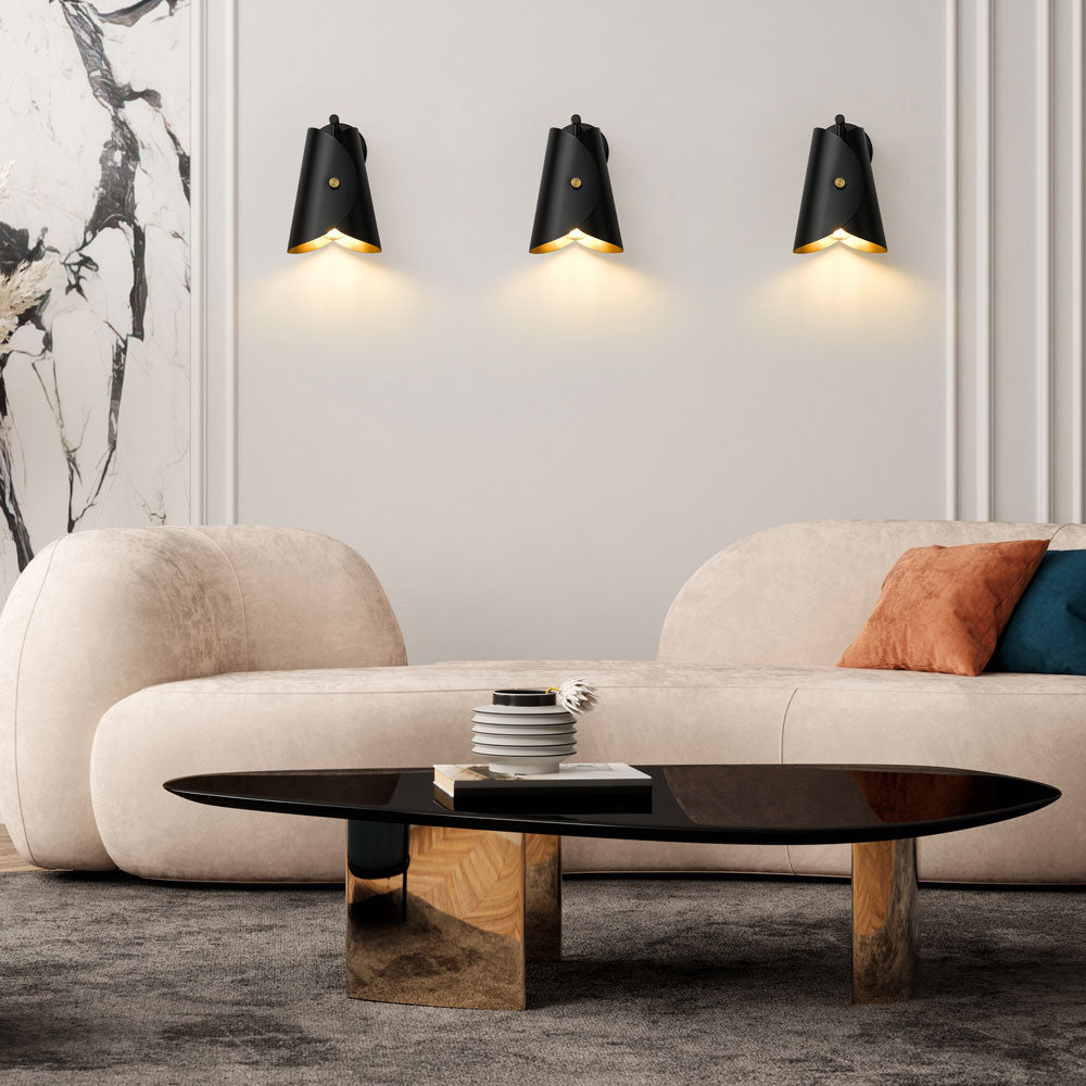 Salone Wall Light in living room.