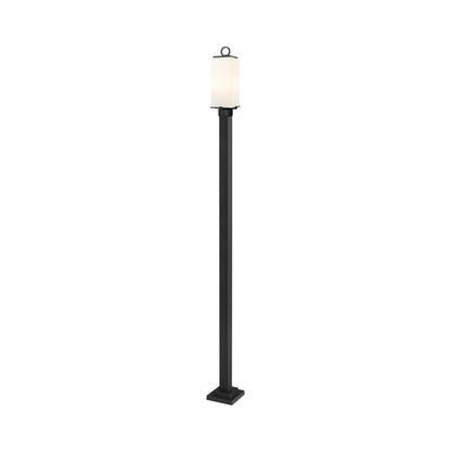 Sana 536P Outdoor Post Light in White Opal (115-Inch).