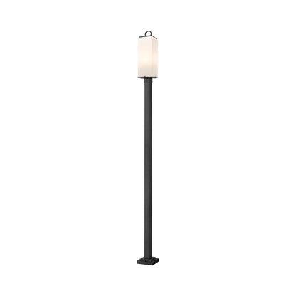 Sana 536P Outdoor Post Light in White Opal (121.25-Inch).
